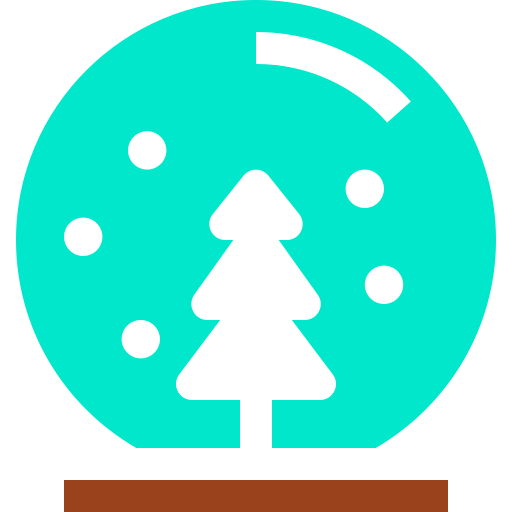 globo de nieve Generic Flat icono