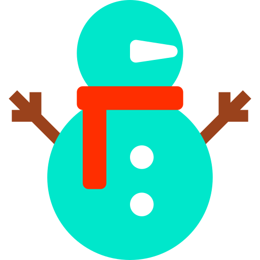 monigote de nieve Generic Flat icono
