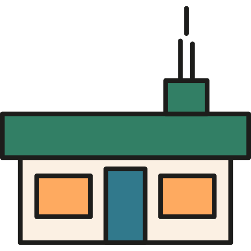 Home Generic Thin Outline Color icon