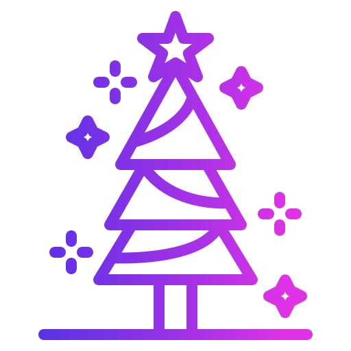 Рождественская елка Generic Gradient иконка