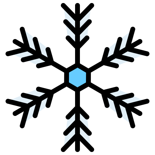 schneeflocke Generic Outline Color icon