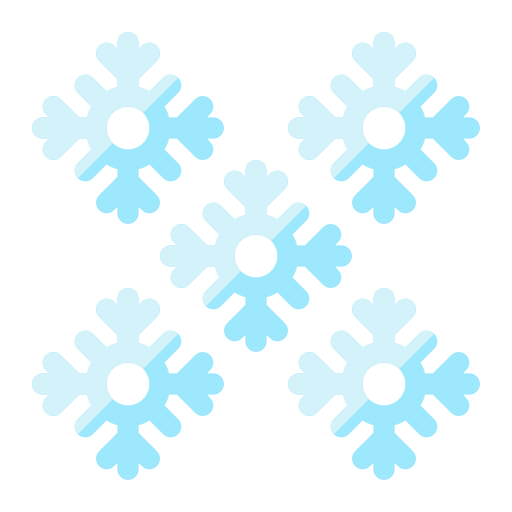 fiocchi di neve Generic Flat icona