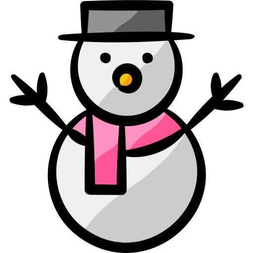 Snowman Generic Hand Drawn Color icon