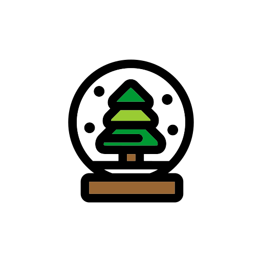 Snow ball Generic Outline Color icon