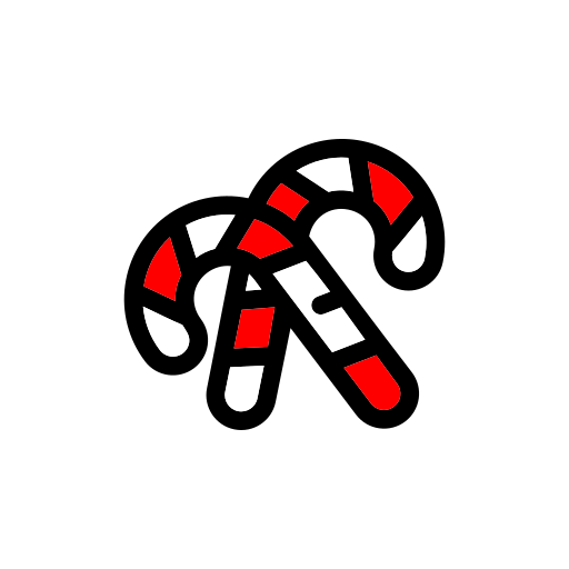 Candy canes Generic Outline Color icon