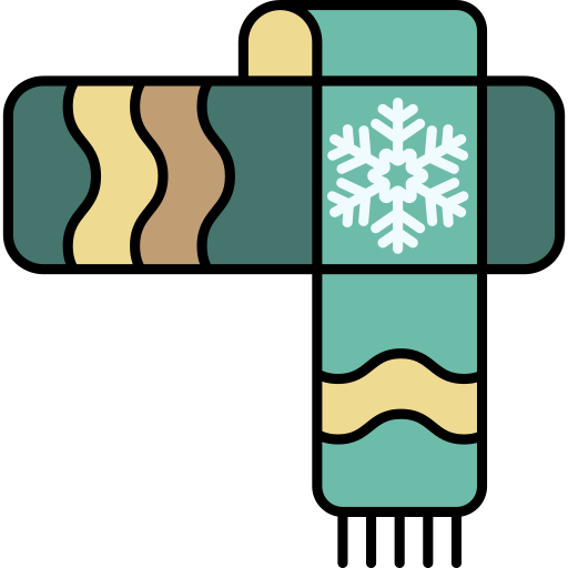 sciarpa Generic Outline Color icona