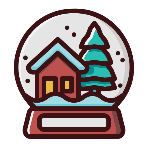 Snow globe Generic Outline Color icon