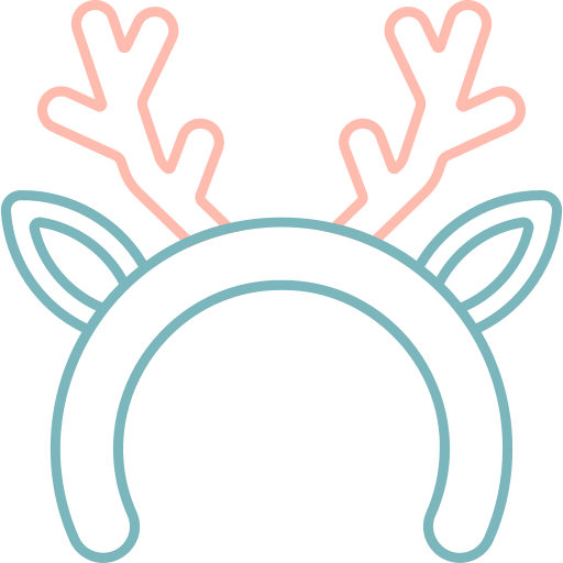 Reindeer antlers Generic Outline Color icon