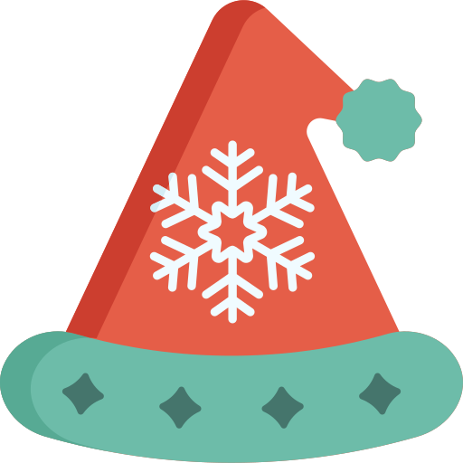 kerst hoed Generic Flat icoon