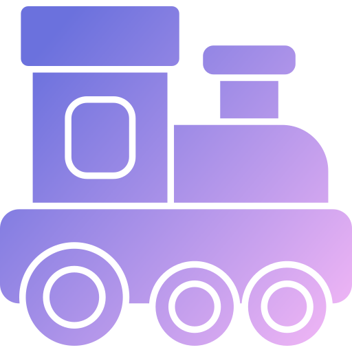 おもちゃの列車 Generic Flat Gradient icon