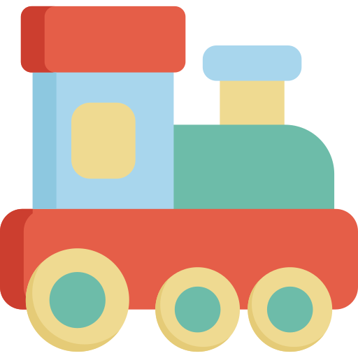 tren de juguete Generic Flat icono