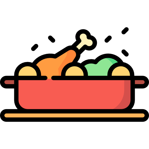 Roast chicken Special Lineal color icon