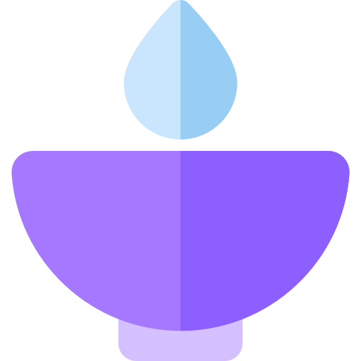 вода Basic Rounded Flat иконка