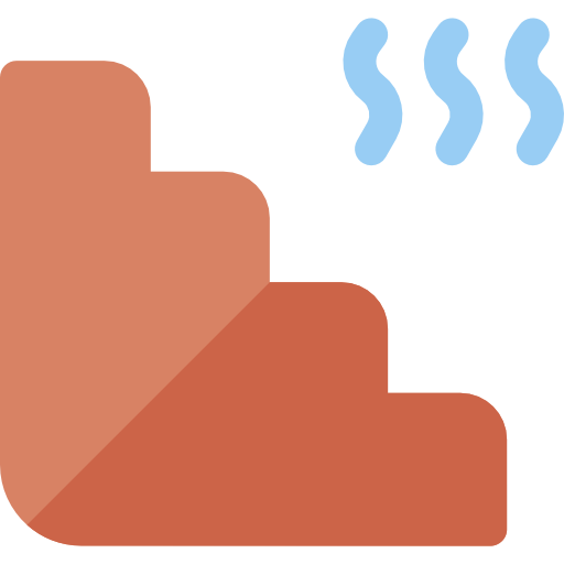 Sauna Basic Rounded Flat icon