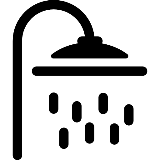 ducha Basic Rounded Filled icono