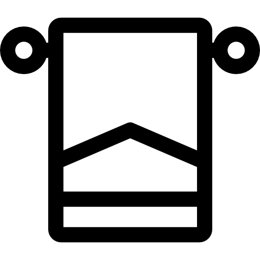 タオル Basic Rounded Lineal icon