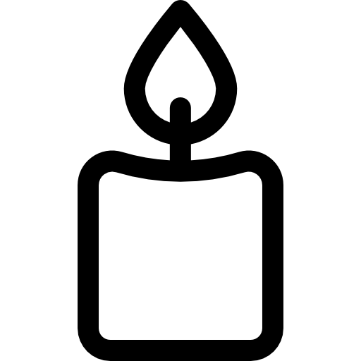 Свеча Basic Rounded Lineal иконка