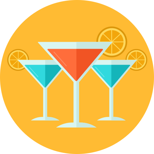 Cocktails Maxim Baltag Flat icon