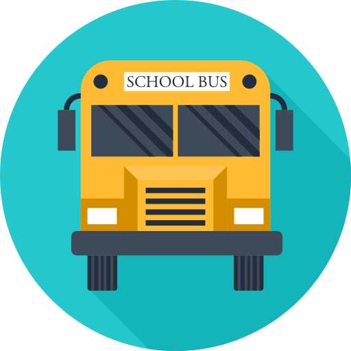 School bus Maxim Baltag Flat icon