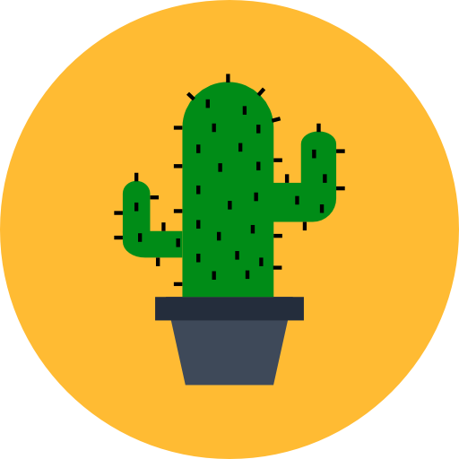 cactus Maxim Baltag Flat icoon