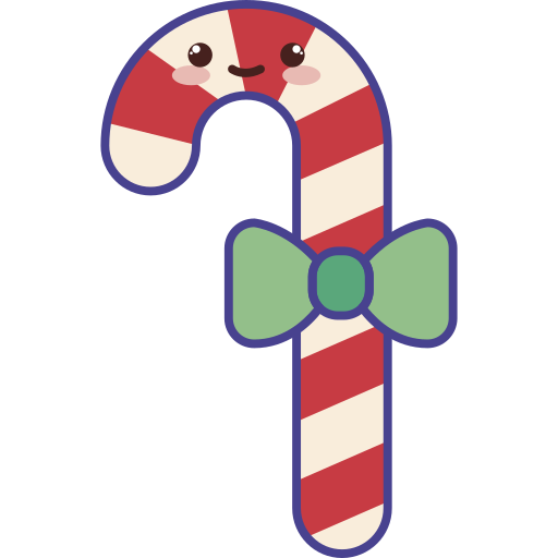 クリスマスキャンディー Generic Outline Color icon