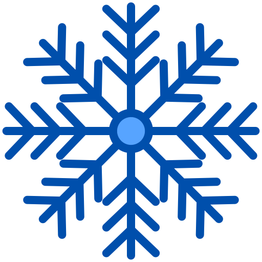 Snowflake Generic Blue icon