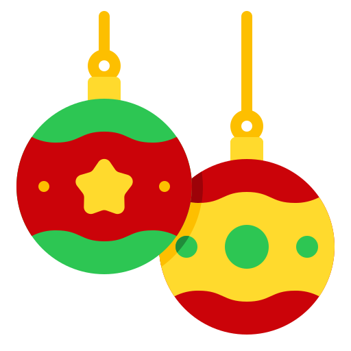 Christmas balls Generic Flat icon
