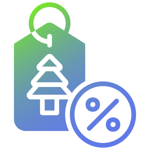 korting Generic Flat Gradient icoon