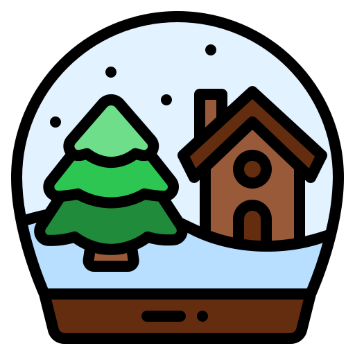 Snow globe Generic Outline Color icon