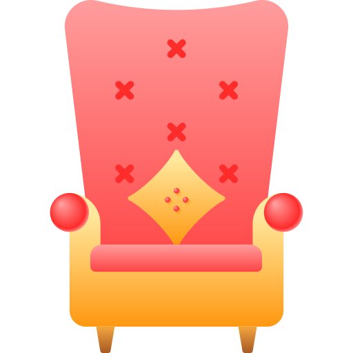 fauteuil Generic Flat Gradient Icône