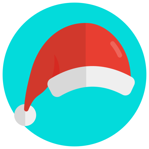 weihnachtsmütze Generic Rounded Shapes icon