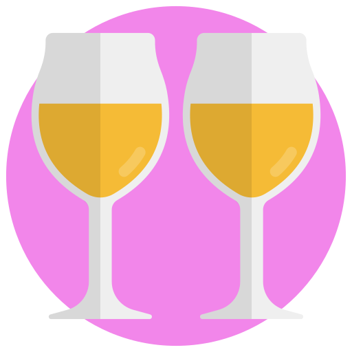 copa de vino Generic Rounded Shapes icono