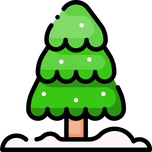 Pine Generic Outline Color icon