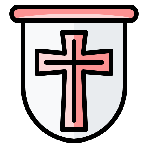 croix chrétienne Generic Outline Color Icône