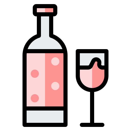 Wine Generic Outline Color icon