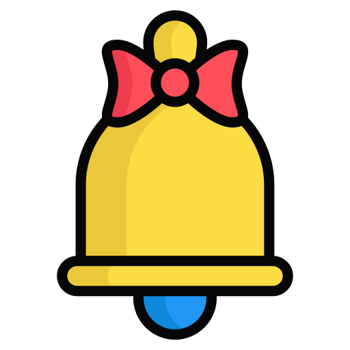 campana de navidad Generic Outline Color icono