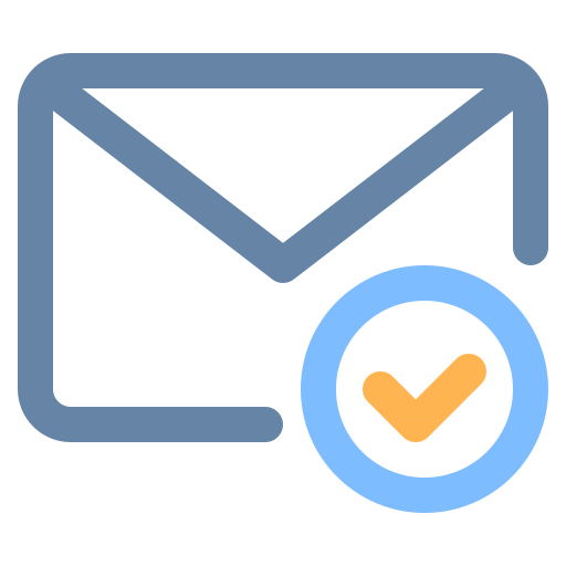 e-mail Generic Outline Color icon