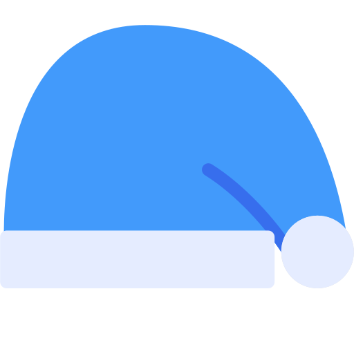 kerstmuts Generic Blue icoon