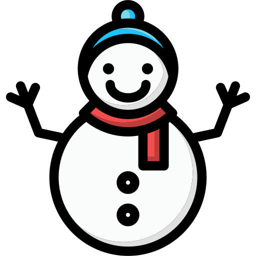 bonhomme de neige Generic Outline Color Icône