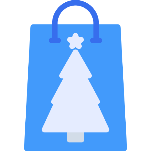 borsa natalizia Generic Blue icona