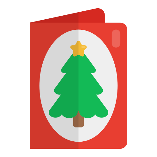 Christmas card Generic Flat icon