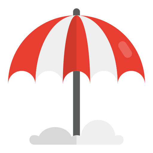 paraplu Generic Flat icoon