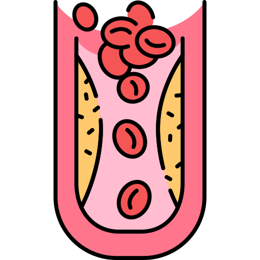 Blood vessel Generic Outline Color icon