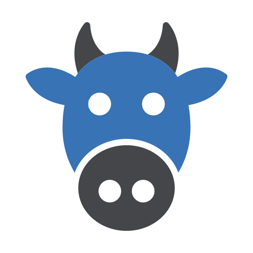 vache Generic Blue Icône