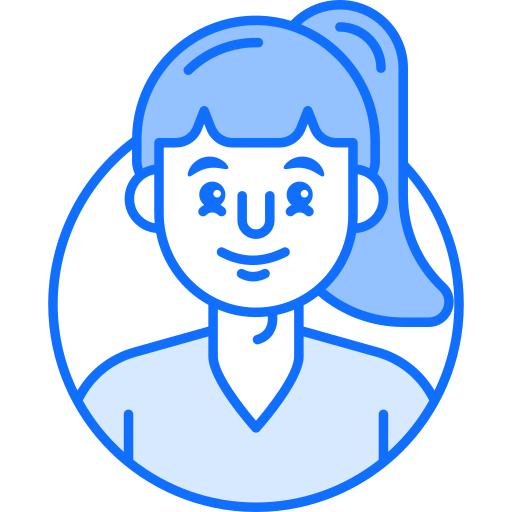 Girl Generic Blue icon