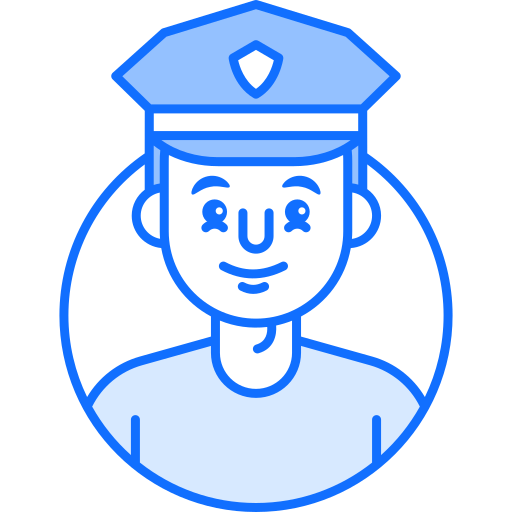 policier Generic Blue Icône