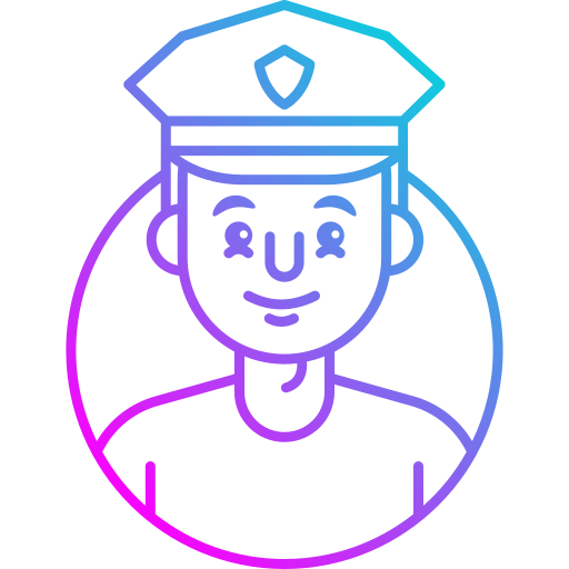 Полицейский Generic Gradient иконка