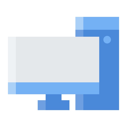 パソコン Generic Blue icon