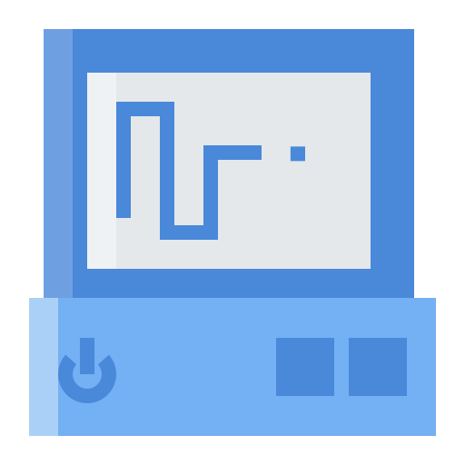 ordenador personal Generic Blue icono