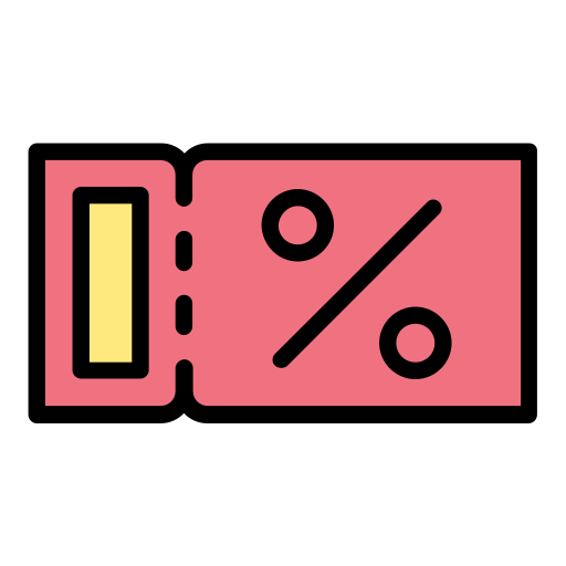 coupon Generic Outline Color icon